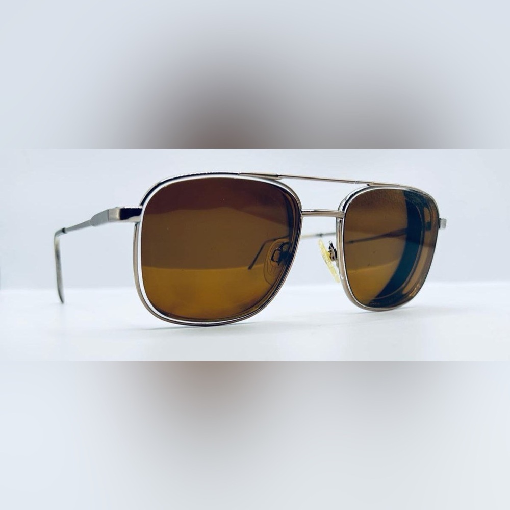 Vintage Aristar 6102 Brown Pilot Sunglasses Frames Only